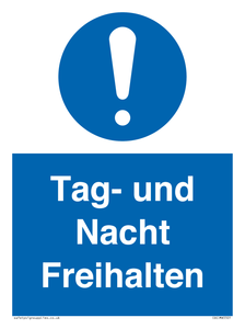 (DE)MA5501: Tag- und Nacht Freihalten