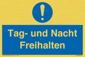 (DE)MA5501: Tag- und Nacht Freihalten