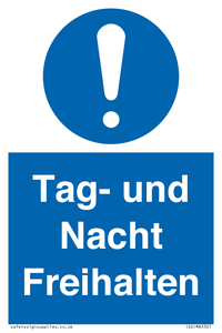 (DE)MA5501: Tag- und Nacht Freihalten