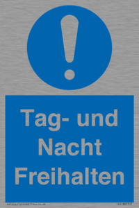 (DE)MA5501: Tag- und Nacht Freihalten