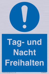 (DE)MA5501: Tag- und Nacht Freihalten