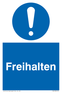 (DE)MC519: Freihalten