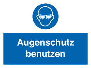 (DE)MP281: Augenschutz benutzen