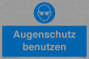 (DE)MP281: Augenschutz benutzen