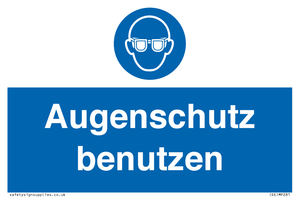 (DE)MP281: Augenschutz benutzen