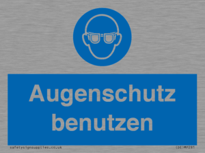 (DE)MP281: Augenschutz benutzen