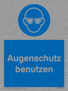 (DE)MP281: Augenschutz benutzen