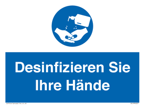 (DE)MP6227: Desinfizieren Sie Ihre Hände