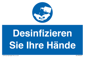 (DE)MP6227: Desinfizieren Sie Ihre Hände