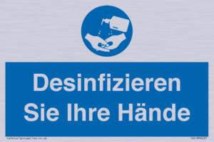 (DE)MP6227: Desinfizieren Sie Ihre Hände