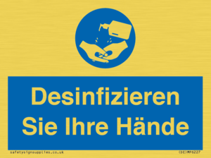 (DE)MP6227: Desinfizieren Sie Ihre Hände
