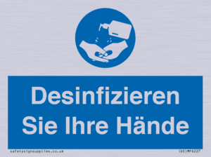 (DE)MP6227: Desinfizieren Sie Ihre Hände