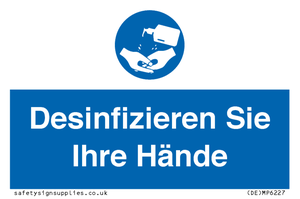 (DE)MP6227: Desinfizieren Sie Ihre Hände