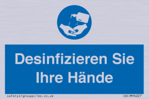 (DE)MP6227: Desinfizieren Sie Ihre Hände