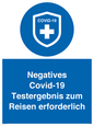 (DE)MP7040: Negatives Covid-19 Testergebnis zum Reisen erforderlich