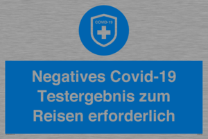 (DE)MP7040: Negatives Covid-19 Testergebnis zum Reisen erforderlich