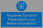 (DE)MP7040: Negatives Covid-19 Testergebnis zum Reisen erforderlich