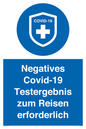 (DE)MP7040: Negatives Covid-19 Testergebnis zum Reisen erforderlich