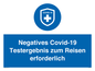 (DE)MP7040: Negatives Covid-19 Testergebnis zum Reisen erforderlich