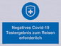 (DE)MP7040: Negatives Covid-19 Testergebnis zum Reisen erforderlich