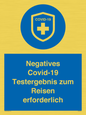 (DE)MP7040: Negatives Covid-19 Testergebnis zum Reisen erforderlich