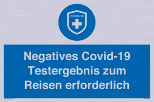 (DE)MP7040: Negatives Covid-19 Testergebnis zum Reisen erforderlich