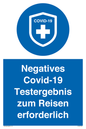 (DE)MP7040: Negatives Covid-19 Testergebnis zum Reisen erforderlich