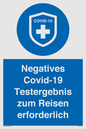 (DE)MP7040: Negatives Covid-19 Testergebnis zum Reisen erforderlich