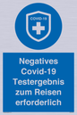(DE)MP7040: Negatives Covid-19 Testergebnis zum Reisen erforderlich