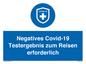 (DE)MP7040: Negatives Covid-19 Testergebnis zum Reisen erforderlich
