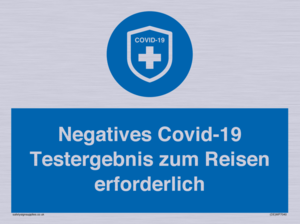 (DE)MP7040: Negatives Covid-19 Testergebnis zum Reisen erforderlich
