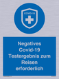 (DE)MP7040: Negatives Covid-19 Testergebnis zum Reisen erforderlich