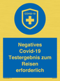 (DE)MP7040: Negatives Covid-19 Testergebnis zum Reisen erforderlich