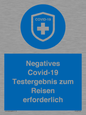 (DE)MP7040: Negatives Covid-19 Testergebnis zum Reisen erforderlich