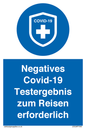 (DE)MP7040: Negatives Covid-19 Testergebnis zum Reisen erforderlich