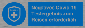 (DE)MP7040: Negatives Covid-19 Testergebnis zum Reisen erforderlich