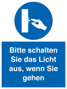 (DE)MV5568: Bitte schalten Sie das Licht aus, wenn Sie gehen