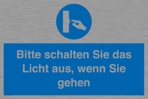 (DE)MV5568: Bitte schalten Sie das Licht aus, wenn Sie gehen