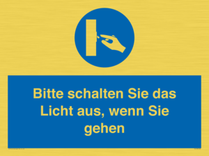 (DE)MV5568: Bitte schalten Sie das Licht aus, wenn Sie gehen
