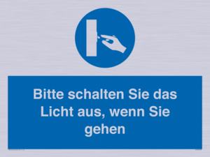 (DE)MV5568: Bitte schalten Sie das Licht aus, wenn Sie gehen