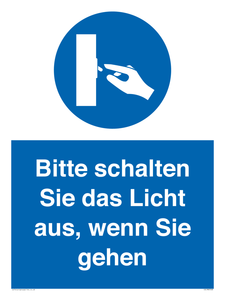 (DE)MV5568: Bitte schalten Sie das Licht aus, wenn Sie gehen