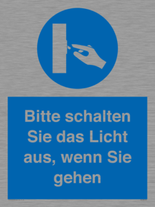 (DE)MV5568: Bitte schalten Sie das Licht aus, wenn Sie gehen