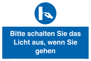 (DE)MV5568: Bitte schalten Sie das Licht aus, wenn Sie gehen