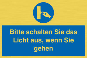 (DE)MV5568: Bitte schalten Sie das Licht aus, wenn Sie gehen