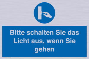 (DE)MV5568: Bitte schalten Sie das Licht aus, wenn Sie gehen
