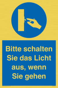 (DE)MV5568: Bitte schalten Sie das Licht aus, wenn Sie gehen