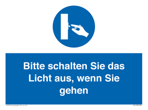 (DE)MV5568: Bitte schalten Sie das Licht aus, wenn Sie gehen