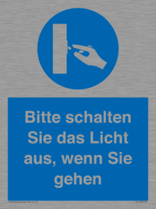 (DE)MV5568: Bitte schalten Sie das Licht aus, wenn Sie gehen