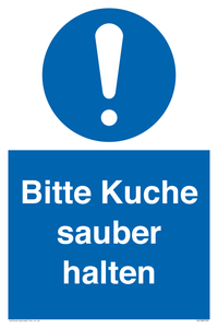 (DE)MV5722: Bitte Kuche sauber halten