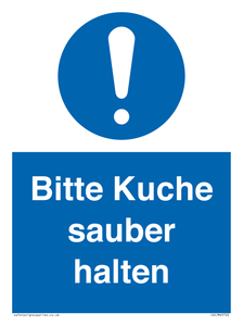 (DE)MV5722: Bitte Kuche sauber halten